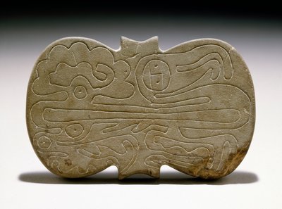 Berlin Tablet, Late Adena, 400 BC-1 AD by Adena culture